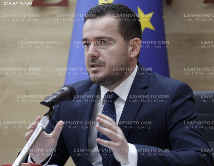 Konference e ministrit Andis Salla