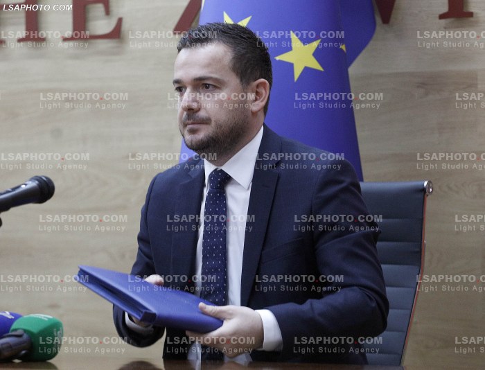 Konference e ministrit Andis Salla