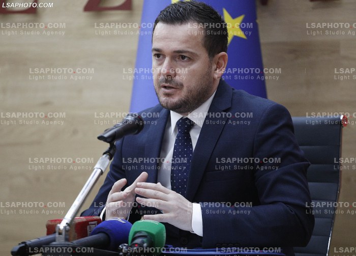 Konference e ministrit Andis Salla