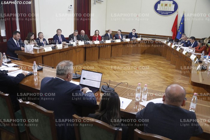 Seance e komisionit per reformen elektorale
