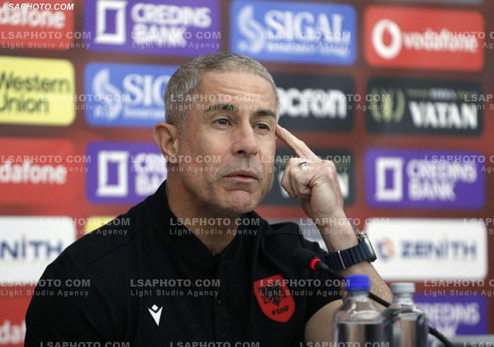 Sylvinho ne konference per shtyp