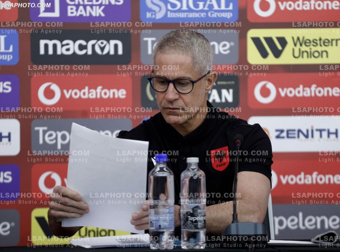 Sylvinho ne konference per shtyp