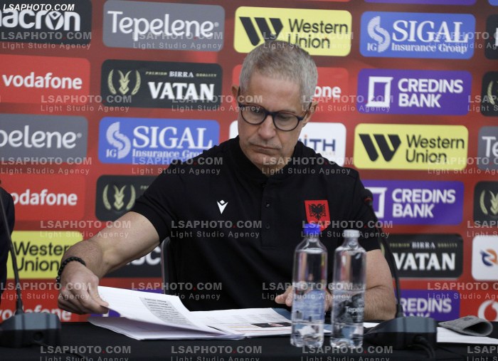 Sylvinho ne konference per shtyp