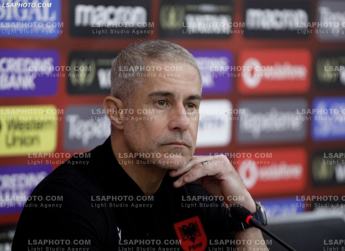 Sylvinho ne konference per shtyp