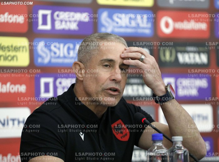 Sylvinho ne konference per shtyp
