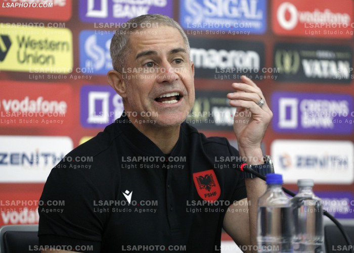 Sylvinho ne konference per shtyp