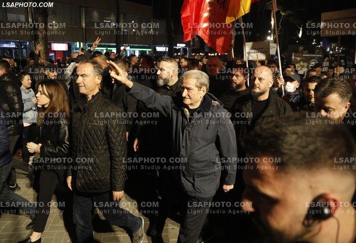 Proteste e PD ne Tirane