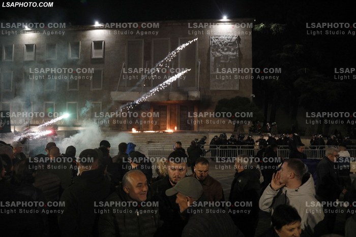 Proteste e PD ne Tirane