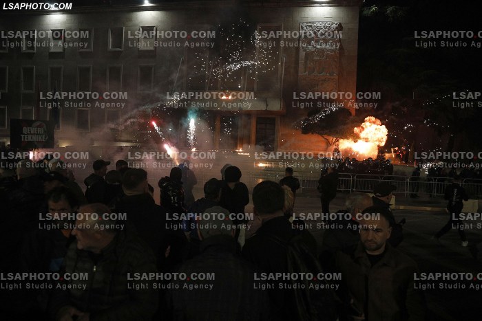 Proteste e PD ne Tirane