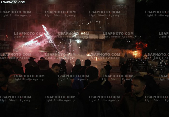 Proteste e PD ne Tirane