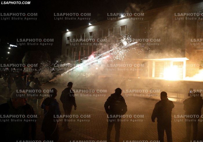 Proteste e PD ne Tirane