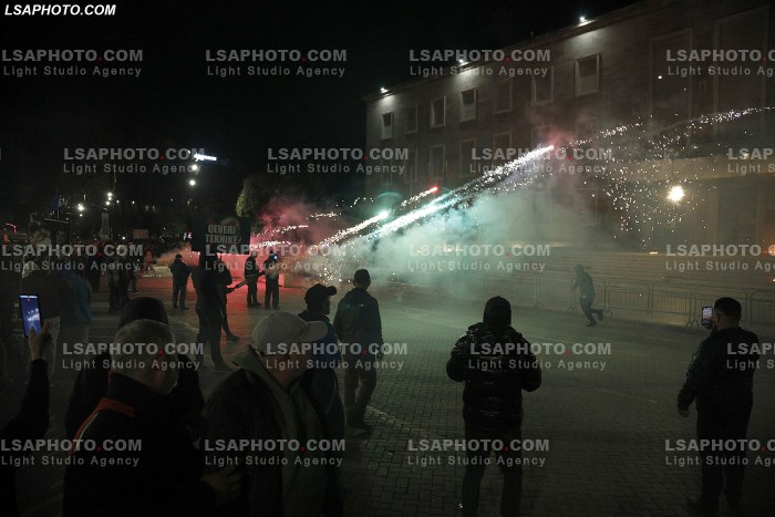 Proteste e PD ne Tirane