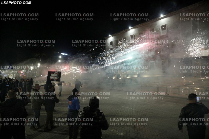 Proteste e PD ne Tirane