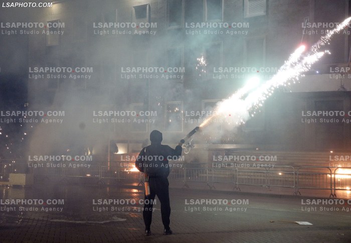 Proteste e PD ne Tirane