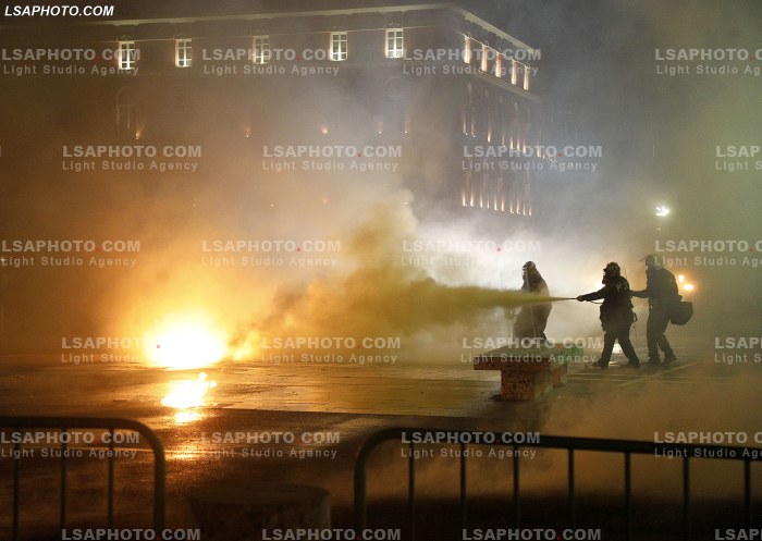 Proteste e PD ne Tirane