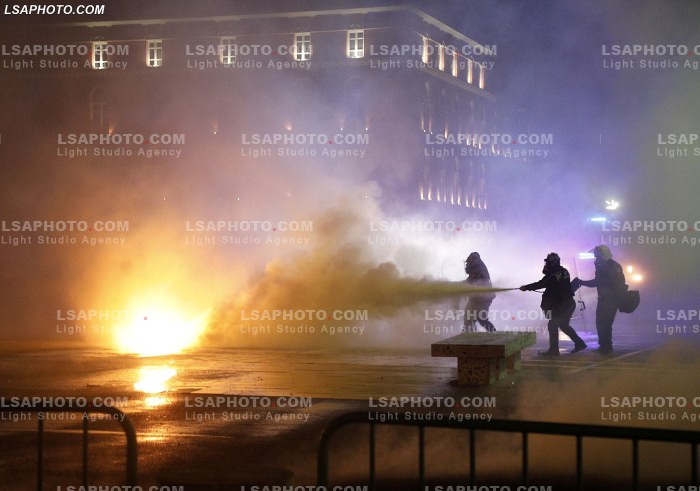 Proteste e PD ne Tirane