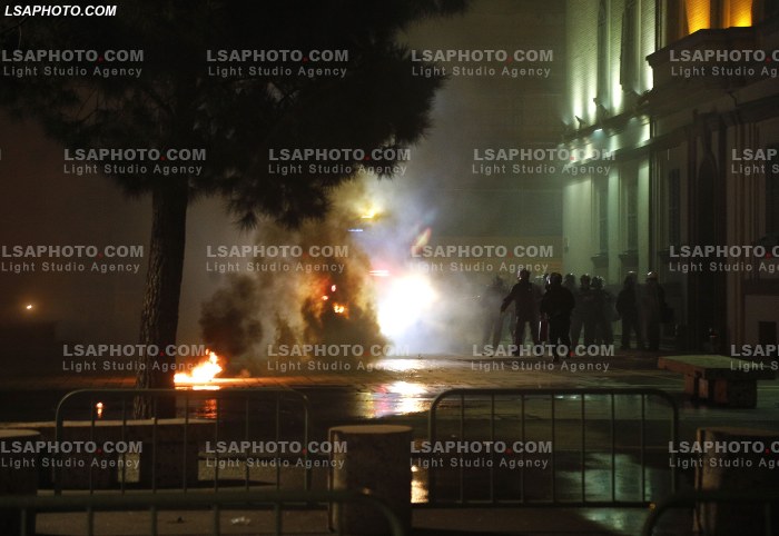 Proteste e PD ne Tirane