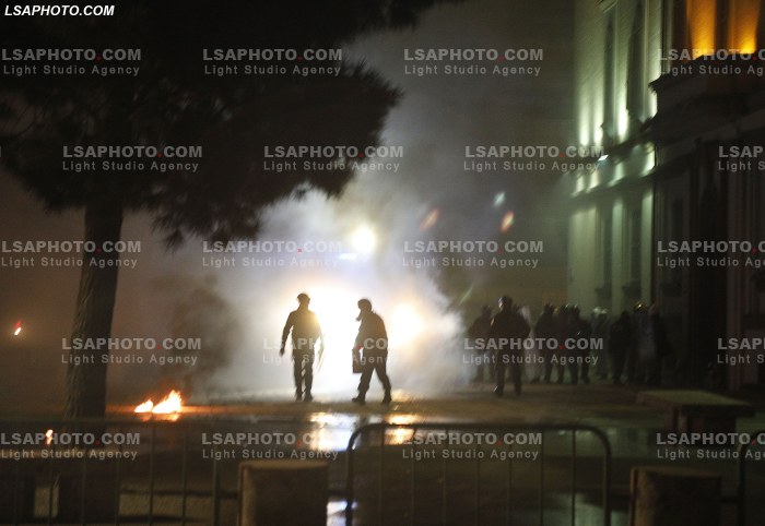 Proteste e PD ne Tirane