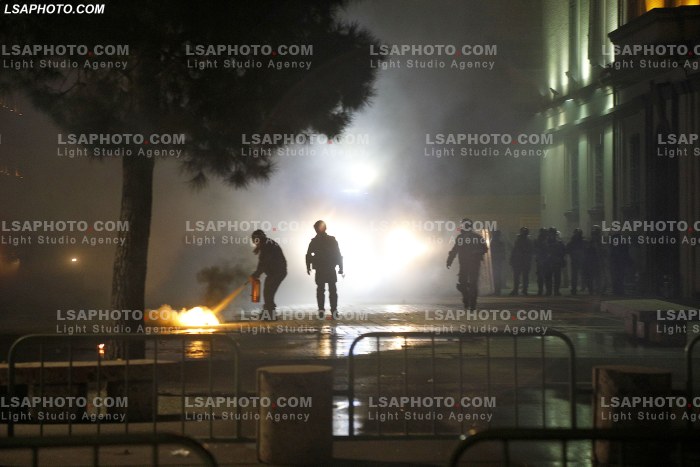 Proteste e PD ne Tirane