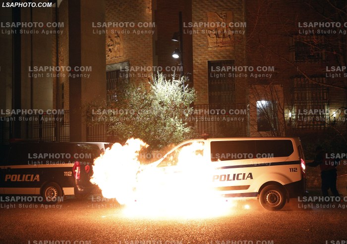 Proteste e PD ne Tirane