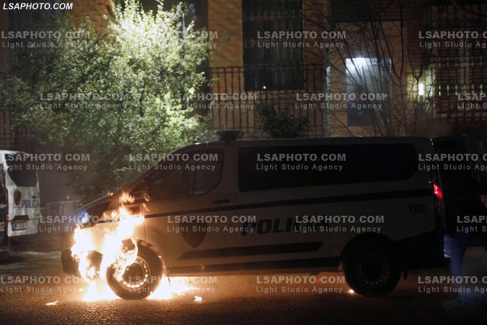Proteste e PD ne Tirane