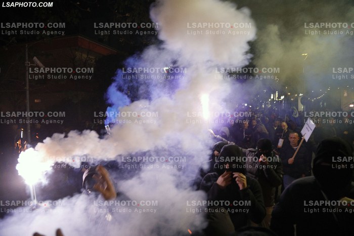 Proteste e PD ne Tirane