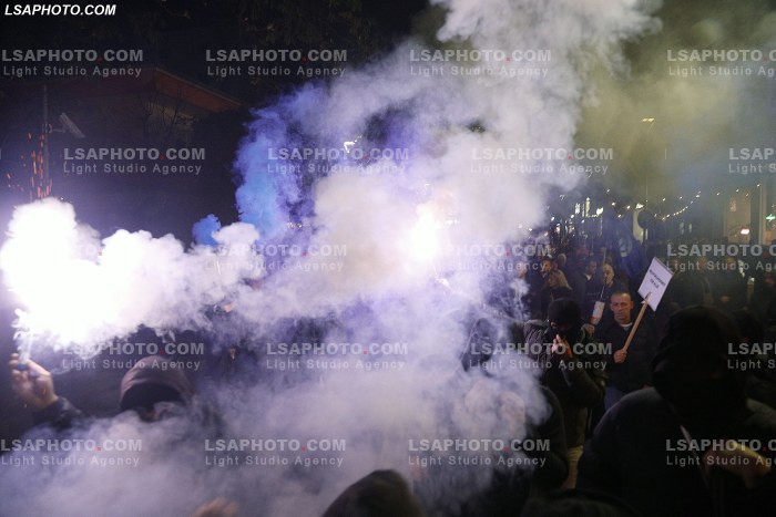 Proteste e PD ne Tirane