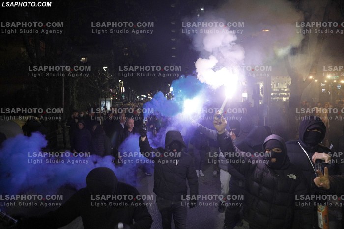 Proteste e PD ne Tirane