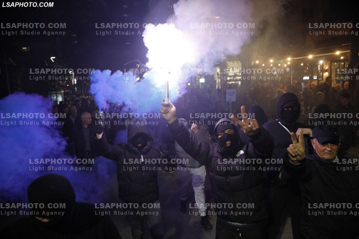 Proteste e PD ne Tirane
