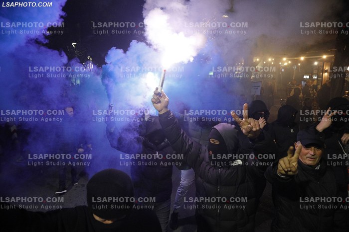 Proteste e PD ne Tirane