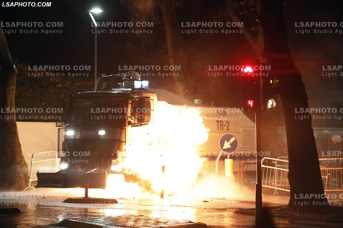 Proteste e PD ne Tirane