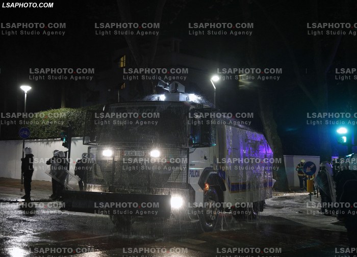 Proteste e PD ne Tirane