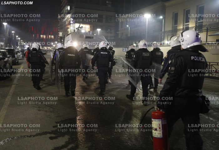 Proteste e PD ne Tirane