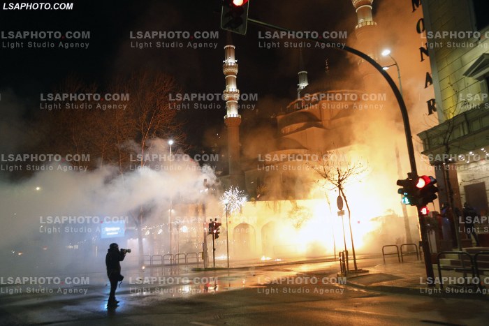 Proteste e PD ne Tirane