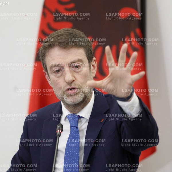 HOXHA IN NEWS CONFERENCE