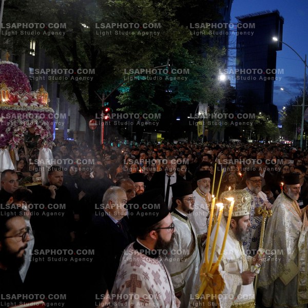Procesioni i se Premtes se Madhe ne Tirane.