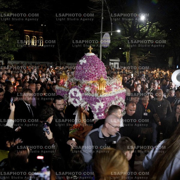 Procesioni i se Premtes se Madhe ne Tirane.