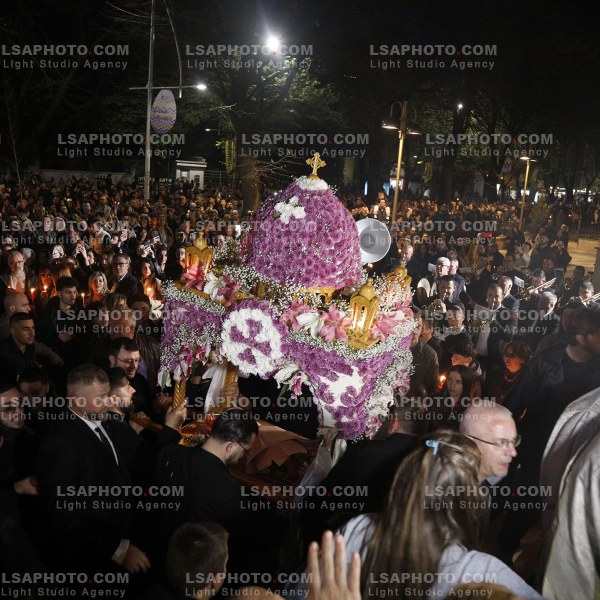 Procesioni i se Premtes se Madhe ne Tirane.