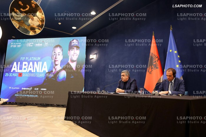 KONFERENCE PER KAMPIONATIN E PADEL NE TIRANE