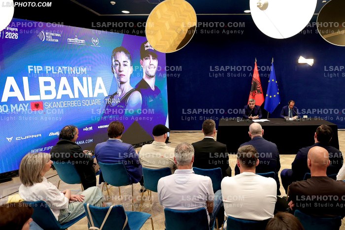 KONFERENCE PER KAMPIONATIN E PADEL NE TIRANE