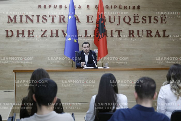 AGRICULTURE MINISTER SALLA IN PRESS CONFERENCE