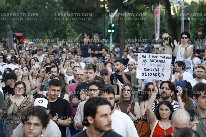 Proteste ne Tirane Pas Perplasjes se Protestuesve me Policine Private ne Zvernec