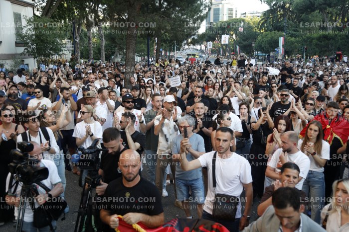 Proteste ne Tirane Pas Perplasjes se Protestuesve me Policine Private ne Zvernec
