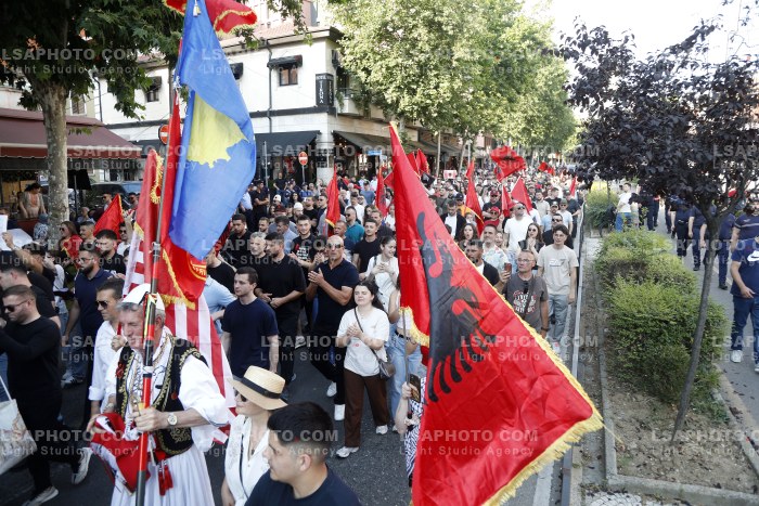 Proteste per studentet per Maqedonine e Veriut