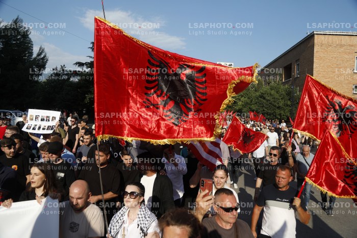 Proteste per studentet per Maqedonine e Veriut