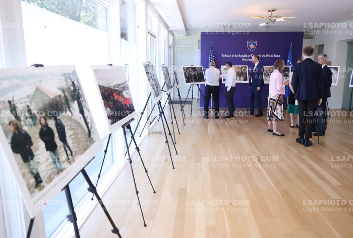 Ekspozita e Fotografit Hazir Reka ne Ambasaden e Kosoves ne Washington DC.