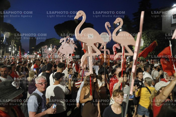 Protesta e Qytetareve para Kryeministrise ne Diten e 28
