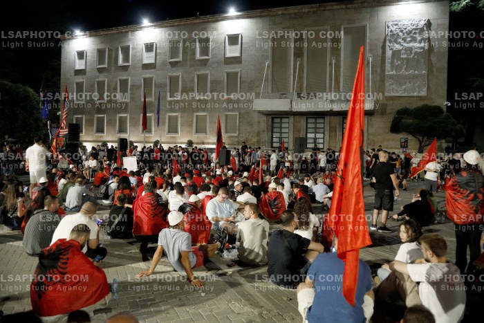 Protesta e Qytetareve para Kryeministrise ne Diten e 35