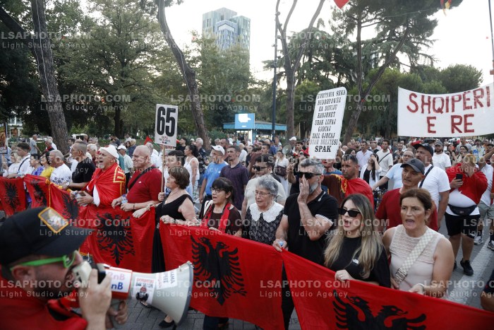 Protesta e Qytetareve para Kryeministrise ne Diten e 65