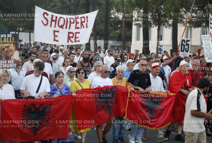 Protesta e Qytetareve para Kryeministrise ne Diten e 65